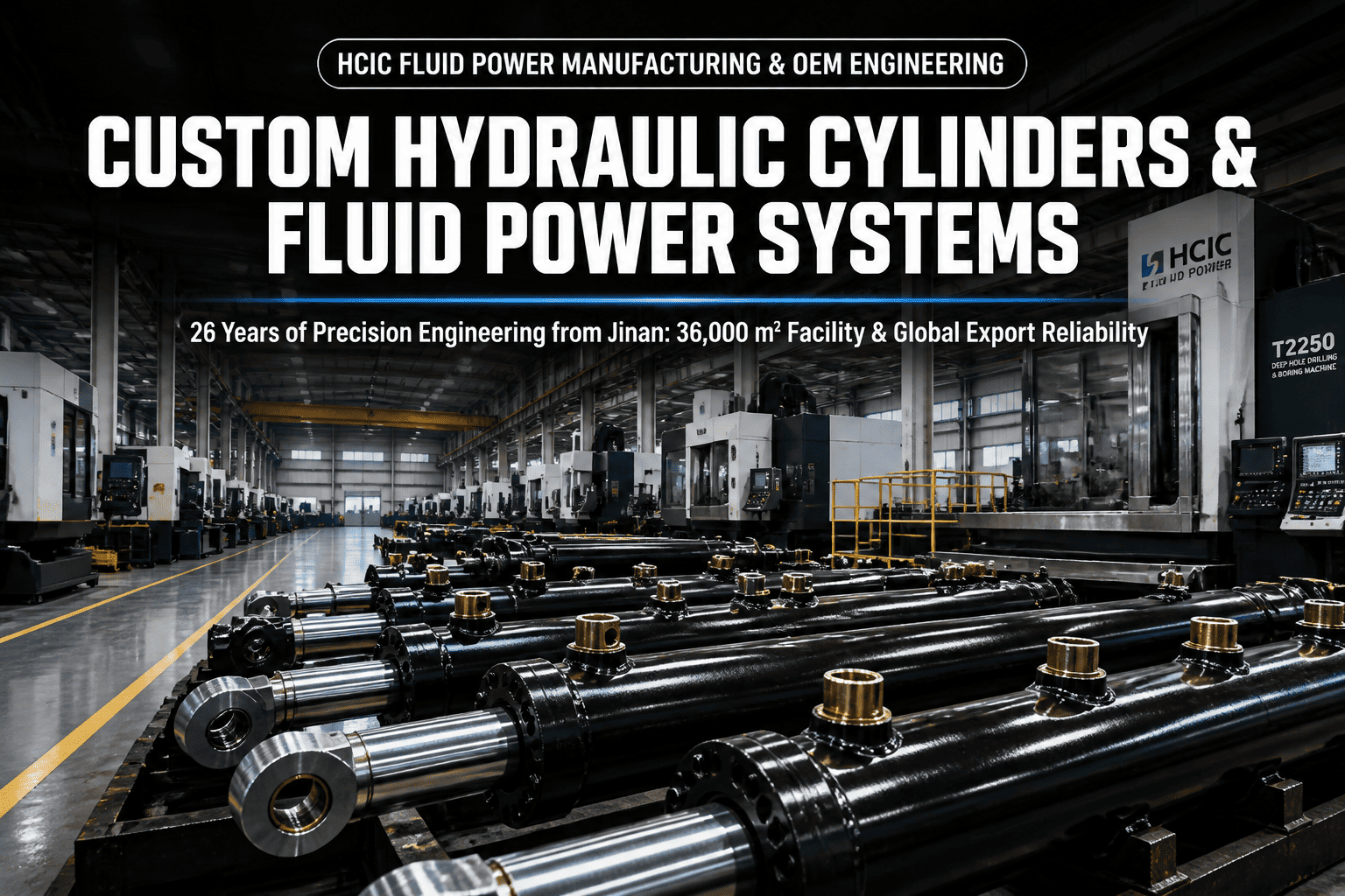HCIC Xüsusi Hidravlik Silindr İstehsalçısı və Jinan Çindən OEM Maye Enerji Mühəndisliyi